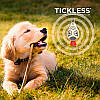 Ультразвуковий відлякувач бліх та кліщів для собак Tickless Pet від собачих кліщів бежевий BIC, фото 6
