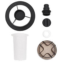 Піщаний фільтр для басейну з 6-ходовим клапаном чорний BIC, фото 3