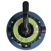 Піщаний фільтр для басейну з 6-ходовим клапаном синій 460 мм BIC, фото 3