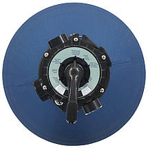 Піщаний фільтр для басейну з 6-ходовим клапаном синій 560 мм BIC, фото 5