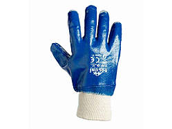 Перчатки робочі 850 (нітрил/повний облив/вязаний манжет) 10р. ТМ DOLONI