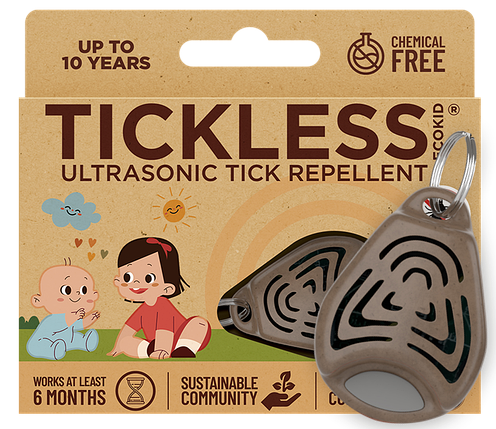 Відлякувач ультразвуковий кліщів для дітей Tickless Eco Kid брелок від кліщів дитячий BIC, фото 1