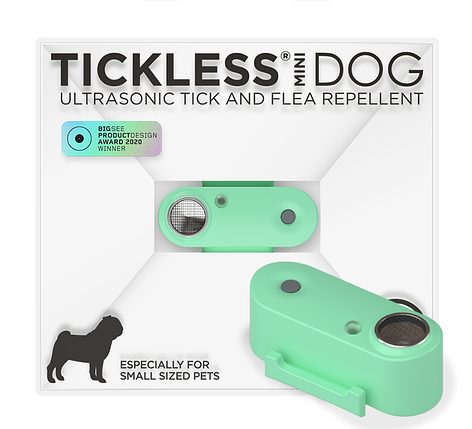 Ультразвуковий засіб від бліх та кліщів на нашийник Organ Mentha Green Tickless для собак BIC, фото 3