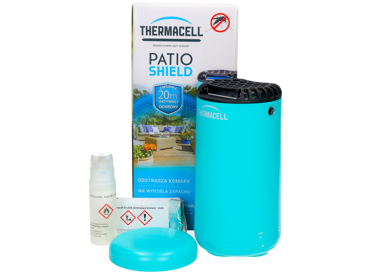 Відлякувач комарів та мух Thermacell Patio Shield для саду BIC