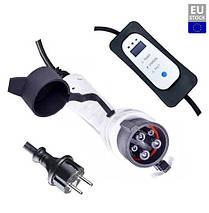 Зарядний пристрій для електромобілів ANDAIIC EV Charger Тип 2 IEC62196 Режим 2 8A/10A/13A/16A зарядка Тесли BIC, фото 3