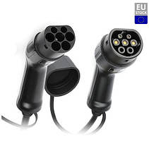 Зарядний кабель ANDAIIC Mode 3 EV типу 2 до типу 2 IEC62196 16A 3 фази довжина 5 м BIC, фото 4