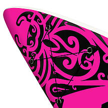 Універсальна надувна дошка SUP з повним комплектом 305x76x15 см Рожевий BIC, фото 5