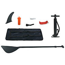 Надувна дошка SUP з повним комплектом та стійкими плавцями 360 х 81 х 10 см Червоно-білий BIC, фото 5