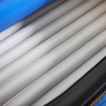 Одномісна надувна байдарка Bestway Hydro-Force з веслом та насосом 275 х 81 см Синьо-помаранчевий BIC, фото 5