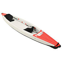 Двомісний надувний каяк для риболовлі з поліестеру та повним комплектом 424x81x31 см Червоний BIC, фото 2