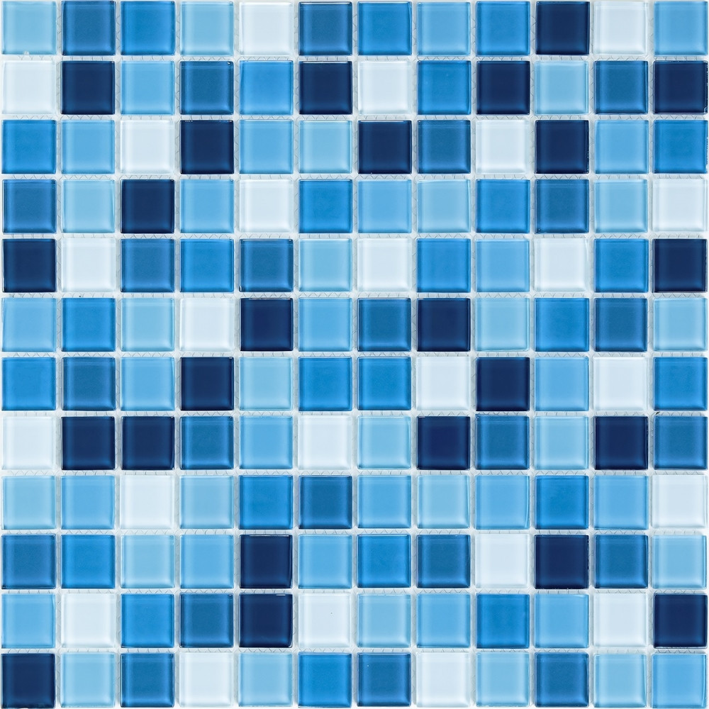Мозаїка скляна S-MOS HT B25B23B21B20B19B18 AZURO MIX Mozaico De Lux