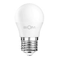 Лампочка светодиодная 9вт E27 шар Biom нейтральная