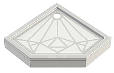 Душовий піддон «Прем'єр» Білий А100 глянець-stryqq