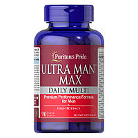 Витамины и минералы Puritan's Pride Ultra Man Max, 90 каплет