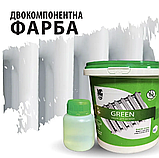 Емаль епоксидна для радіаторів опалення Green 1000г Біла без запаху greenpharm, фото 7