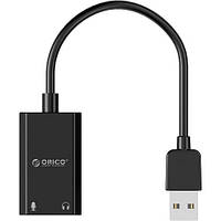 Внешняя звуковая карта Orico USB Sound Card Adapter SKT2-BK Black SBB