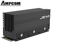 Радиатор алюминиевый AMPCOM Jeyi для SSD M2 2280 большой SBB