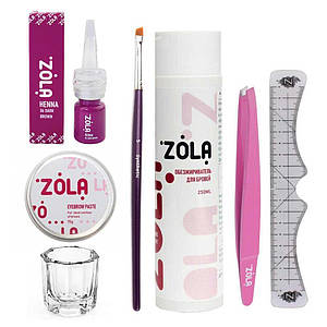 Набір для фарбування брів Zola