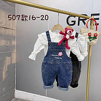 Комбінезон дитячий джинсовий із кишенею на дівчинку 1-4 роки (2кв"FUNTIK" купити недорого від прямого постачальника