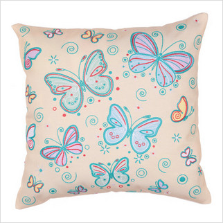 Набір для вишивання декоративними швами "Подушка "Метелики"
