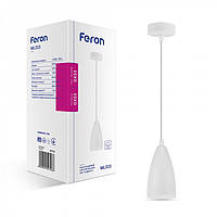 Подвесной светильник Feron ML323 GX53 под сменную лампу акцентный Ø85x150мм (подвес 1200мм) белый