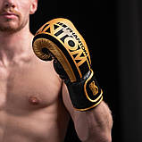 Боксерські рукавиці Phantom APEX Elastic Gold 16 унцій (капа в подарунок), фото 6