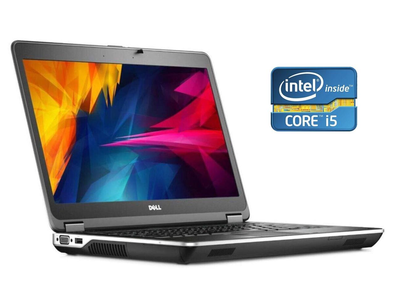 Ноутбук Dell Latitude E6440/ 14" (1366x768)/ Core i5-4310M/ 8 GB RAM/ 128 GB SSD + 500 GB HDD/ HD 4600