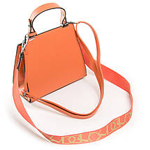 PODIUM Сумка Жіноча Класична віск-шкіра FASHION 04-02 11003 orange, фото 3
