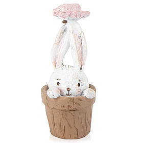 Фігурка "Кролик у вазоні", 13 см ELISEY