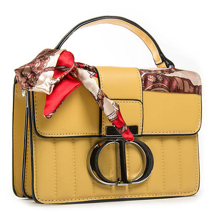 PODIUM Сумка Жіноча Класична віск-шкіра FASHION 04-02 1665 yellow, фото 1