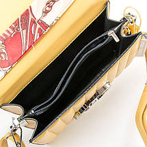 PODIUM Сумка Жіноча Класична віск-шкіра FASHION 04-02 1665 yellow, фото 4