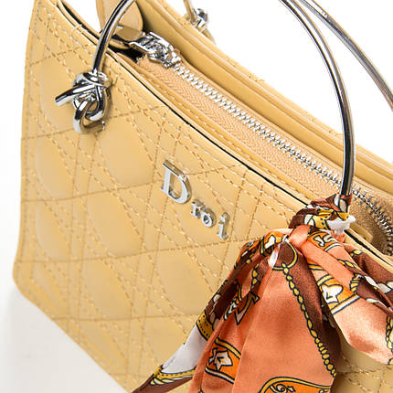 PODIUM Сумка Жіноча Класична віск-шкіра FASHION 04-02992 yellow, фото 2