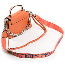 PODIUM Сумка Жіноча Класична віск-шкіра FASHION 04-02 8863 orange, фото 3