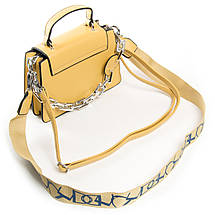 PODIUM Сумка Жіноча Класична віск-шкіра FASHION 04-02 8863 yellow, фото 3