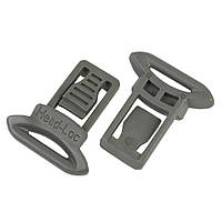 Кліпса для фіксації кріплення окулярів на рейки шолома каски Goggles Clip Grey (2 шт.)