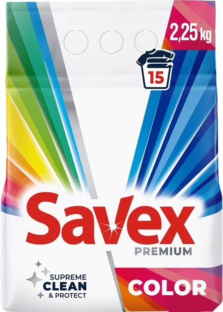 Пральний порошок Savex Premium Color (2,25кг.)