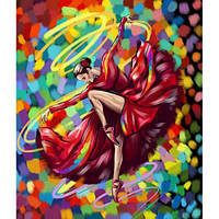Картина по номерам Danko Toys Яркий танец KpNe-01-05 40x50 см PP, код: 7750186