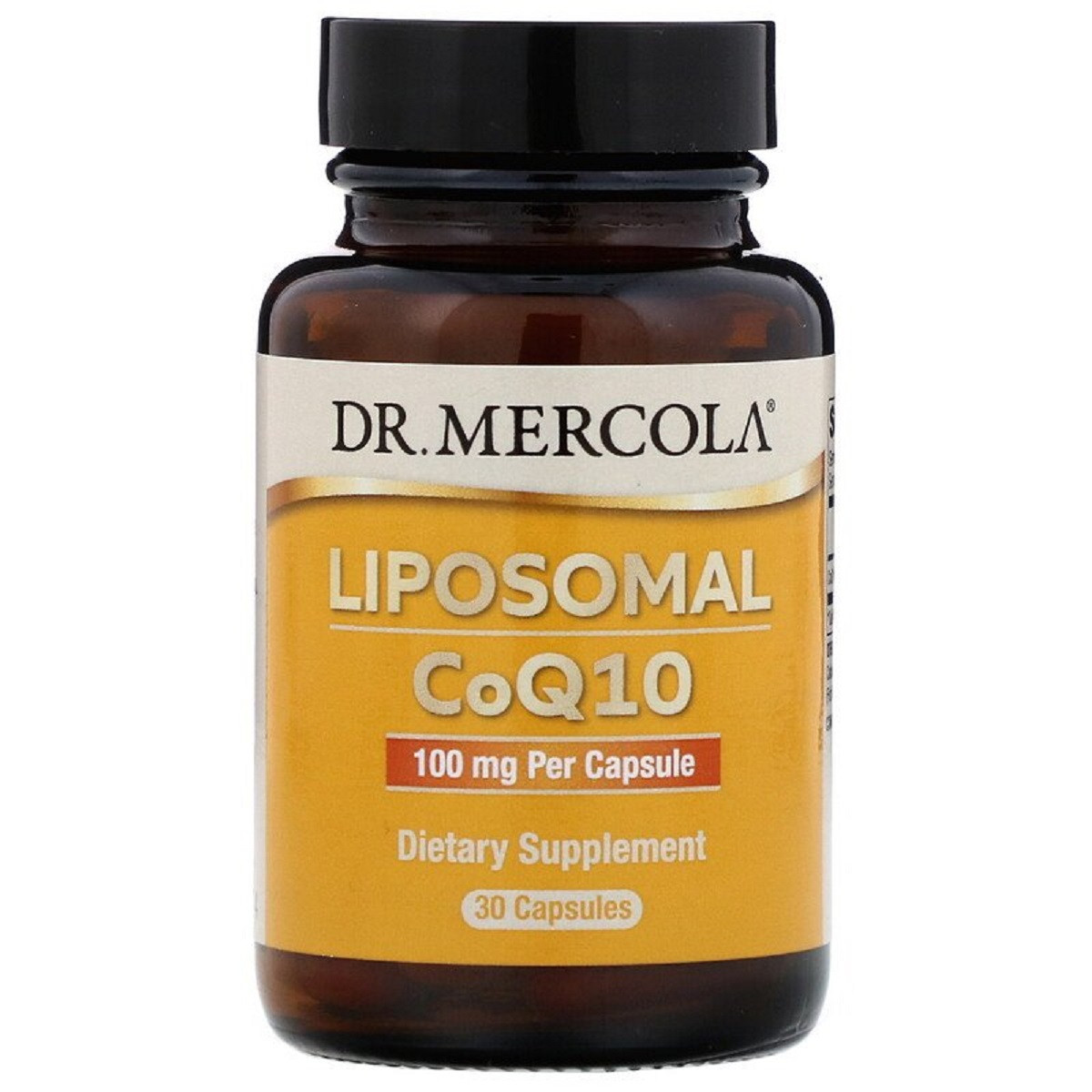 Коензим Q10 ліпосомальний, 100 мг, Liposomal CoQ10, Dr. Mercola, 30 капсул