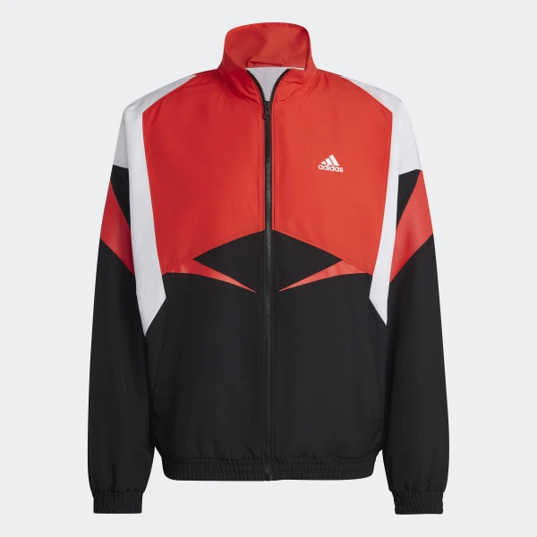 Adidas colour block windbreaker hotsell