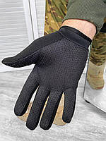 Перчатки тактические летние черные армейские, Военные защитные перчатки street black