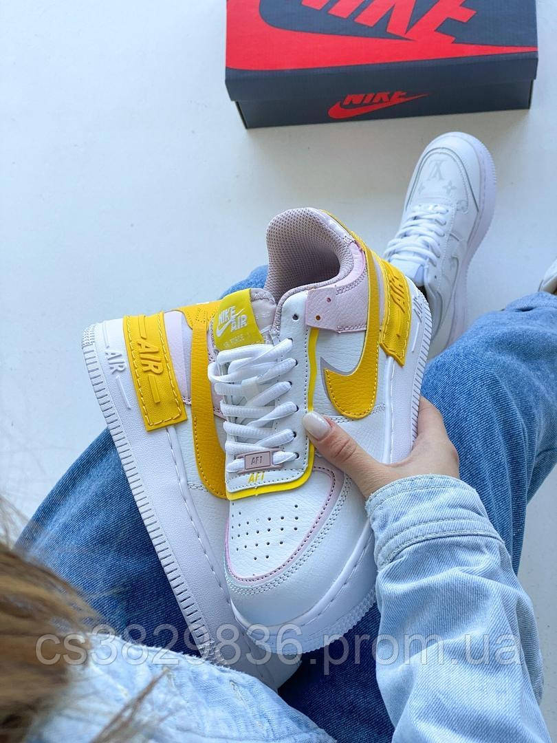 Air force ones hotsell white and yellow