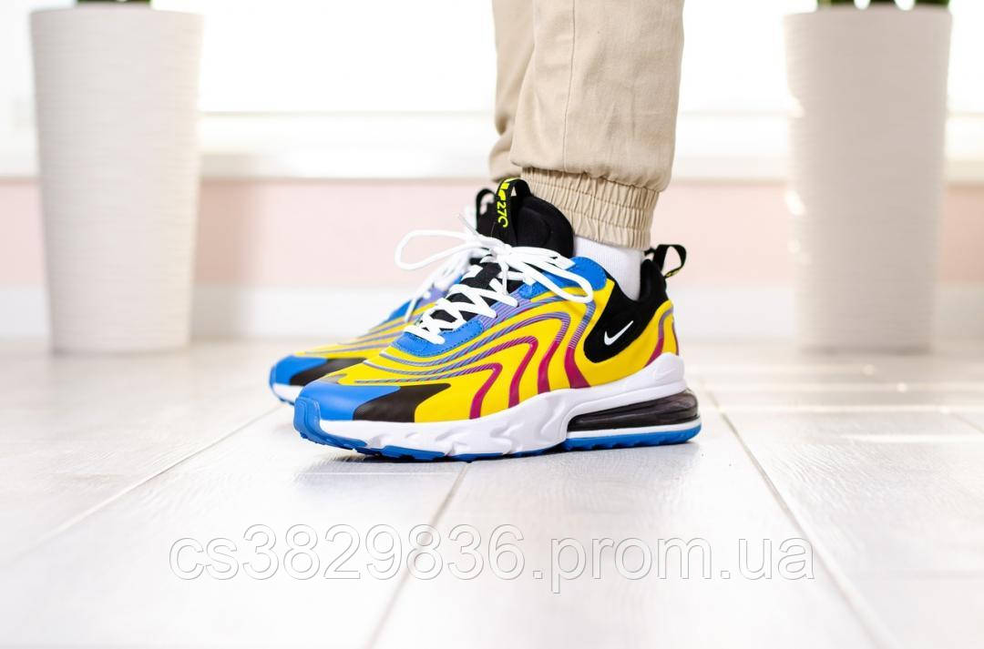 Nike air max 270 white store yellow blue