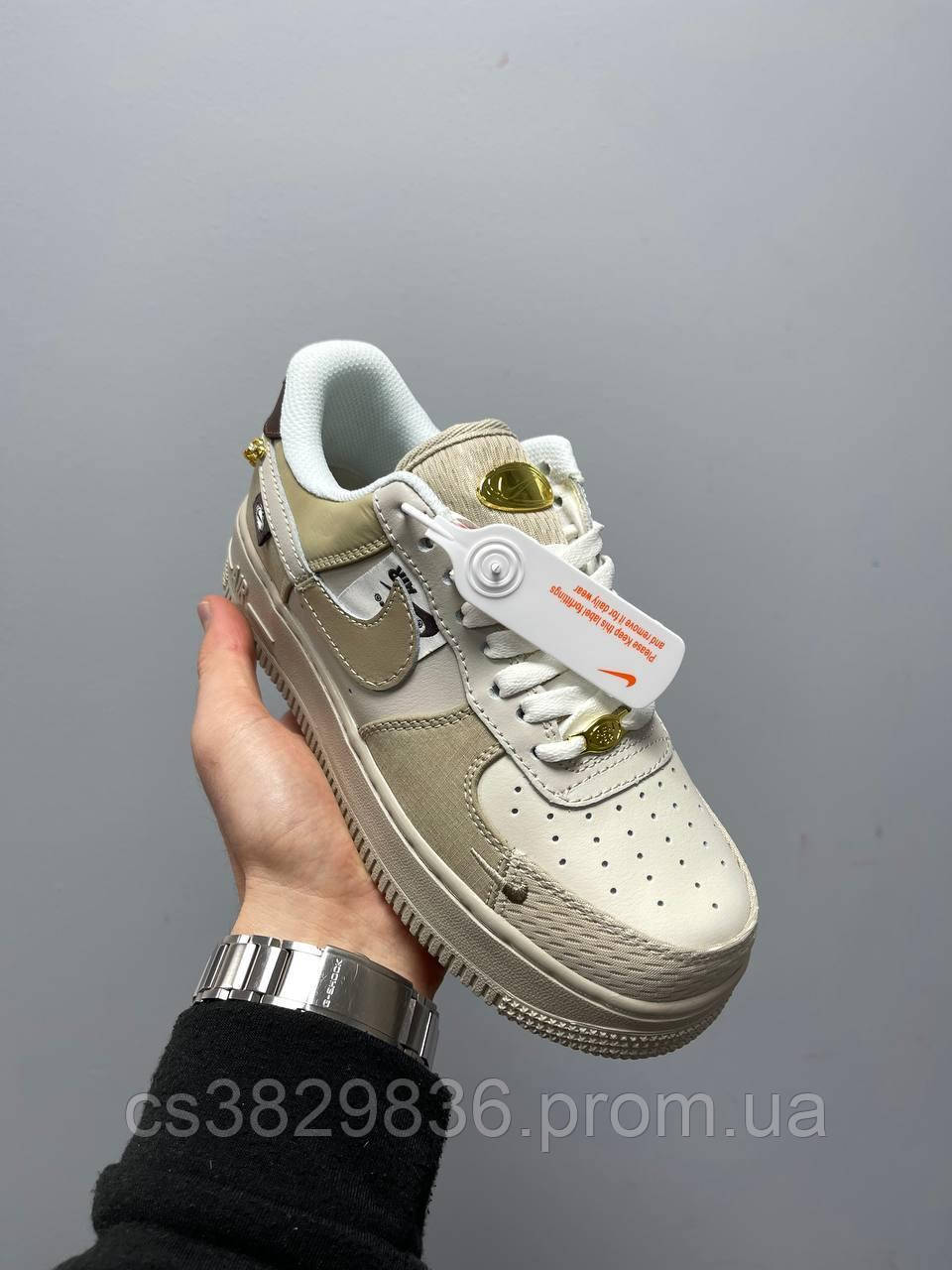 Nike Air Force 1 Low Tan Bling ID 1882556793 2349