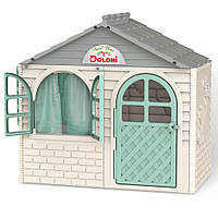 Дитячий ігровий пластиковий будиночок зі шторками DOLONI маленький 02550/15 для дітей Б2742
