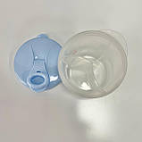 Контейнер - дозатор для дитячої суміші із харчового пластику 200 мл MEGAZayka Блакитний, фото 2
