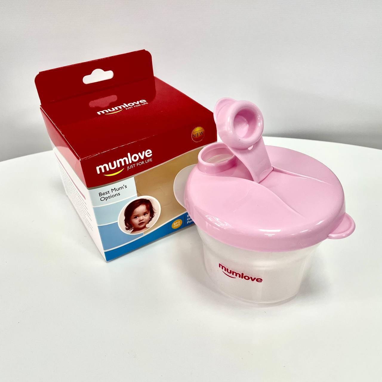 Контейнер - дозатор для дитячої суміші із харчового пластику 200 мл MEGAZayka Рожевий, фото 1