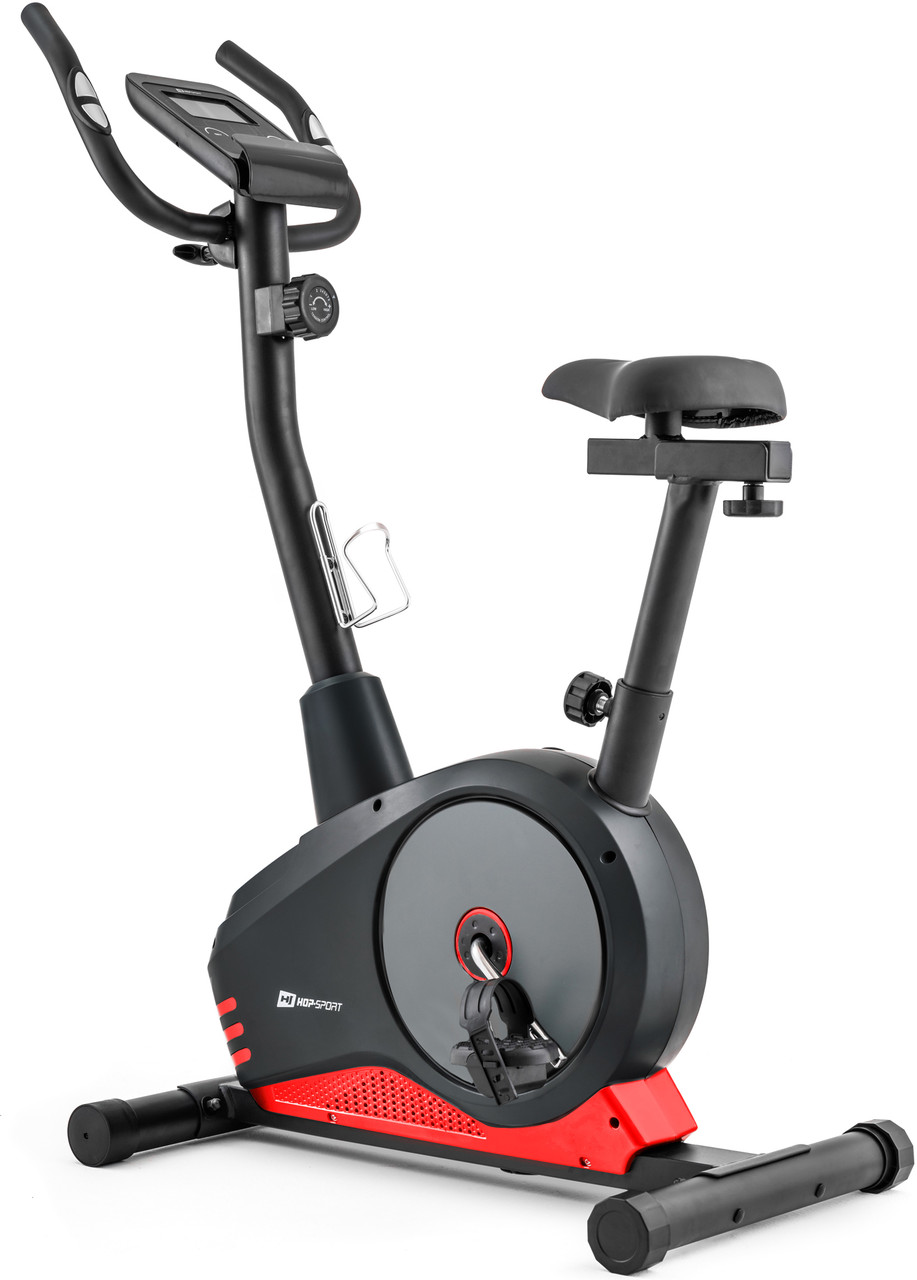 Велотренажер магнитный Hop-Sport HS-2080 Spark Black/Red 2020 - фото 1 - id-p1882592035