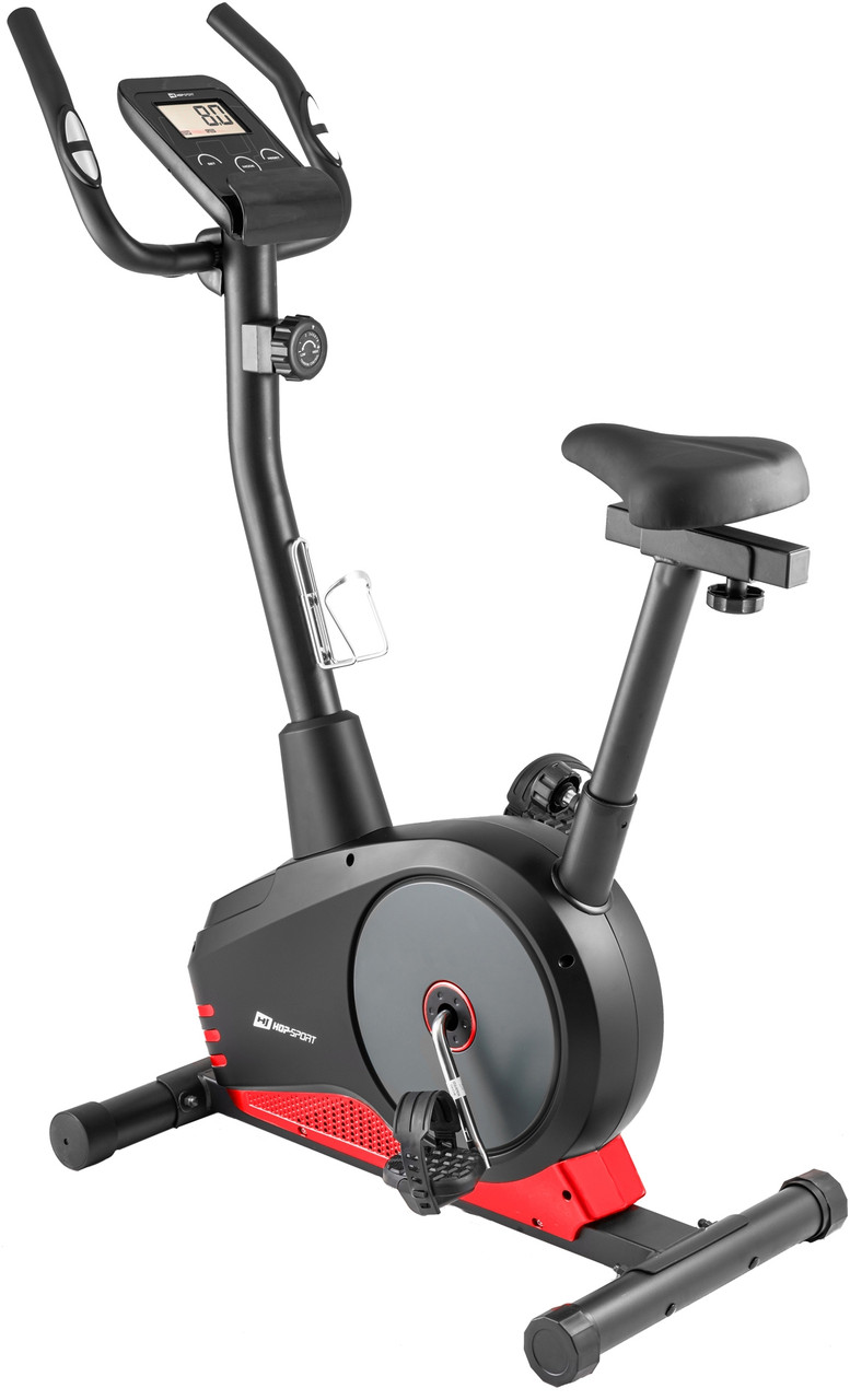 Велотренажер магнитный Hop-Sport HS-2080 Spark Black/Red 2020 - фото 2 - id-p1882592035