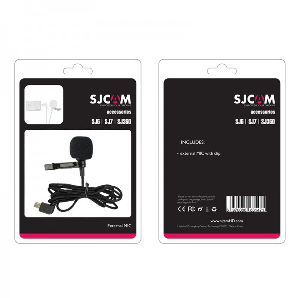 Мікрофон петлочки для SJCAM A SJ6 SJ7 SJ360