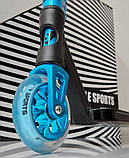 Самокат【2в1】Снігокат із лижами Scale Sports Adrenaline Синій, фото 7